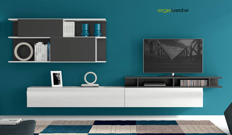 Catálogo LIVE: Salones y Comedores von MUEBLES EGELASTA S.L. | homify Catálogo LIVE: Salones y Comedores von MUEBLES EGELASTA S.L. | homify
