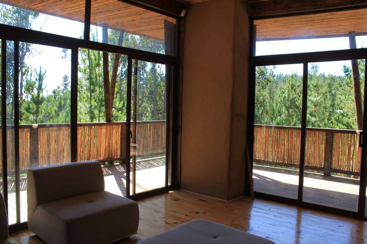  غرفة المعيشة تنفيذ Kimche Arquitectos