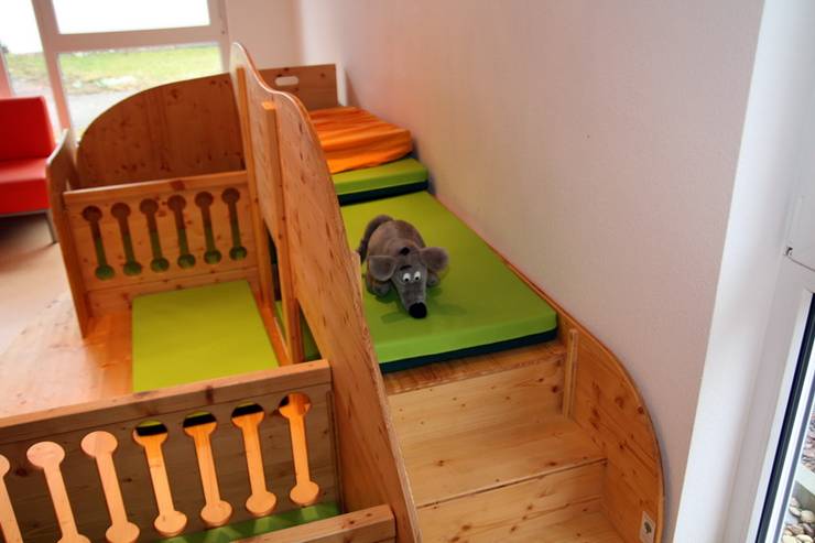 spielburg kinderzimmer, schlaf – und spielburg für kita von möbelschreinerei jürgen, Design ideen