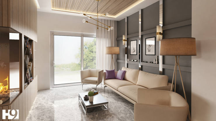 15 ideas modernas para las paredes de tu sala