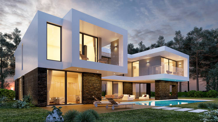  Huizen door Traçado Regulador. Lda