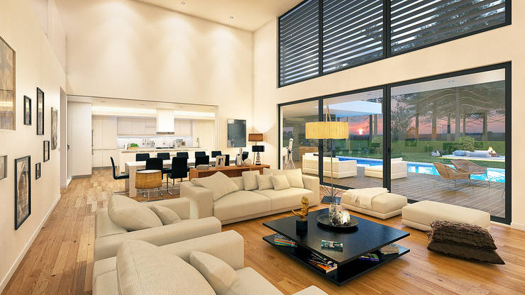  Woonkamer door Traçado Regulador. Lda