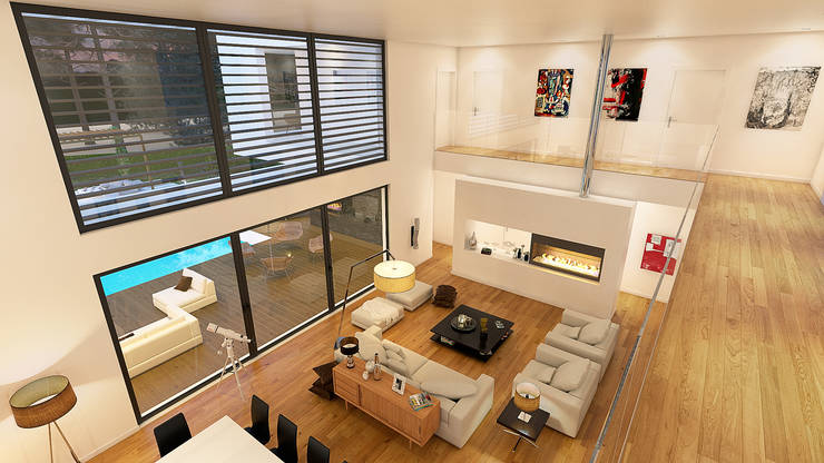  Woonkamer door Traçado Regulador. Lda