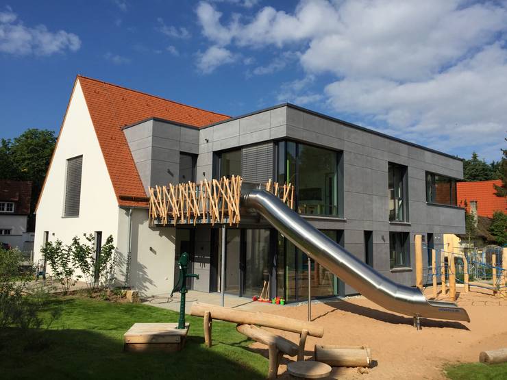 Kindergarten Nürnberg Weiherhaus von Hübner Architekten homify