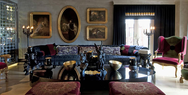 Gökhan BAYUR – VİLLA RASH:  tarz Oturma Odası