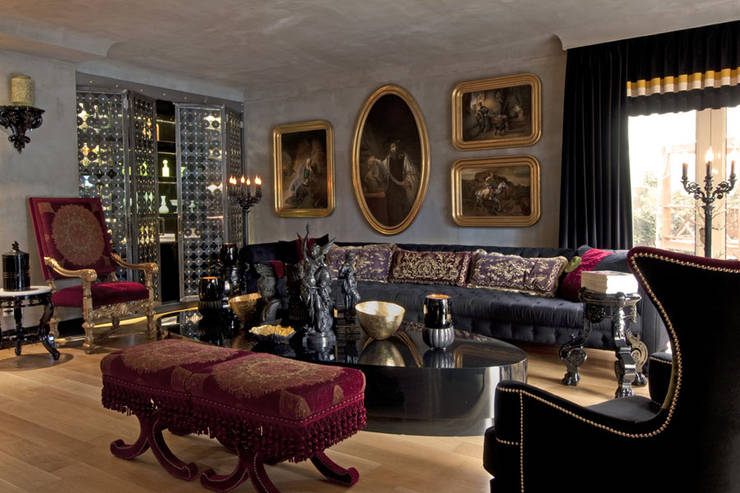 Gökhan BAYUR – VİLLA RASH:  tarz Oturma Odası