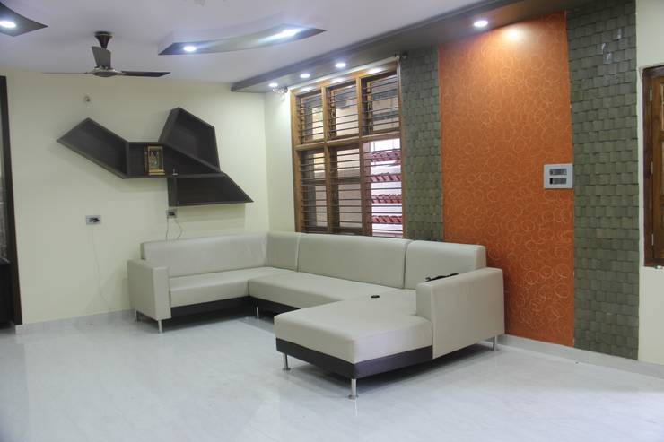 Salas de estilo  por Pebblewood.in