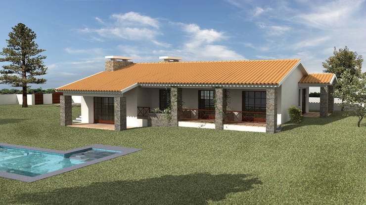  منزل ريفي تنفيذ Pedro de Almeida Carvalho, Arquitecto, Lda