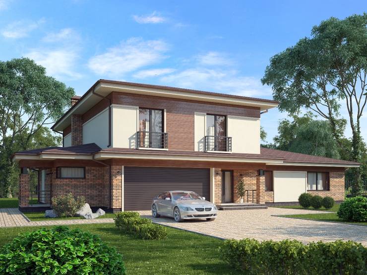 Projekty,  Domy zaprojektowane przez Vesco Construction