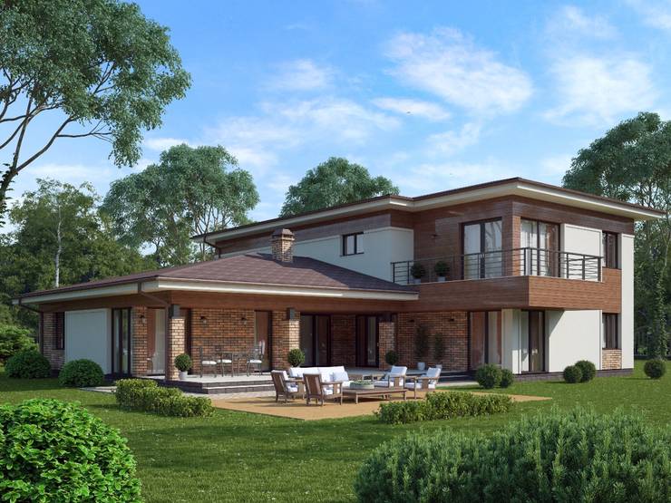 Projekty,  Domy zaprojektowane przez Vesco Construction