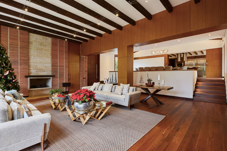 Projekty,  Salon zaprojektowane przez FR ARQUITECTURA S.A.S.