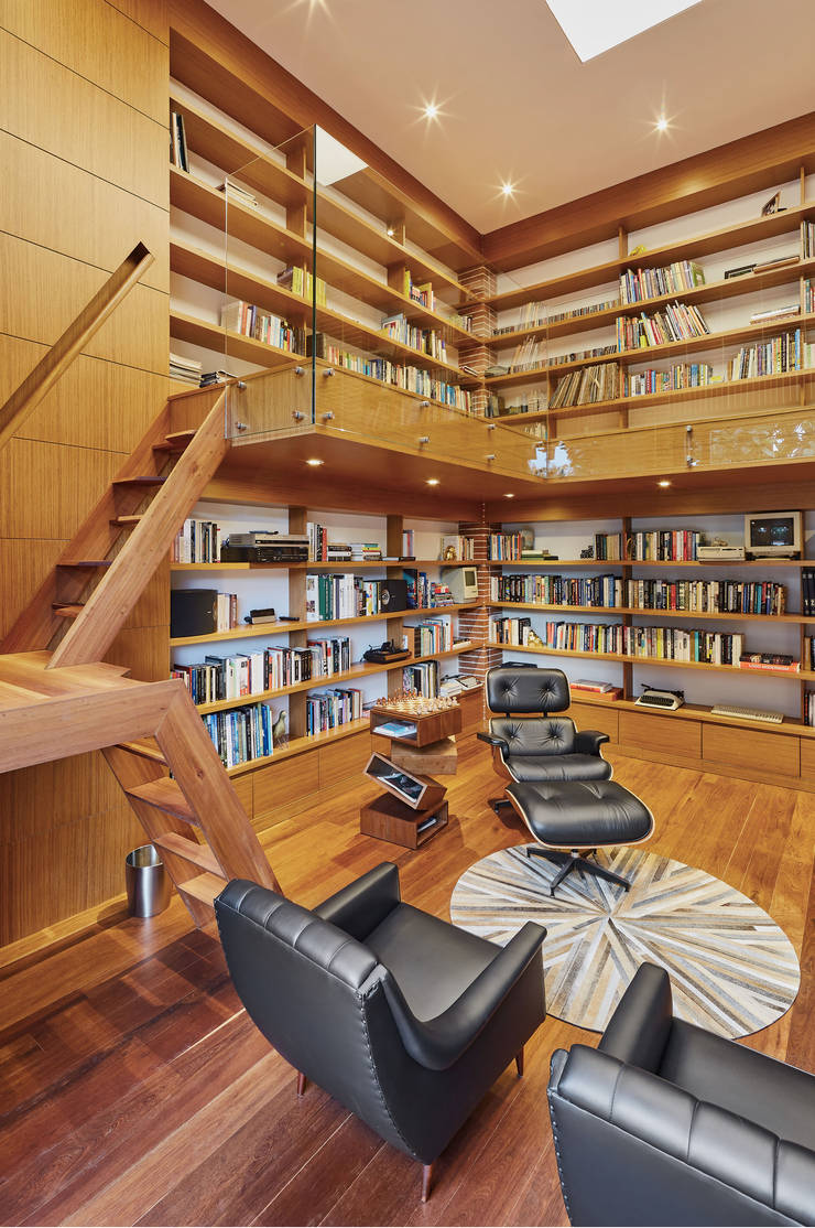 Projekty,  Domowe biuro i gabinet zaprojektowane przez FR ARQUITECTURA S.A.S.