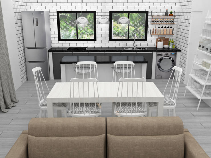 ESTAR COCINA COMEDOR von JACH | homify ESTAR COCINA COMEDOR von JACH | homify