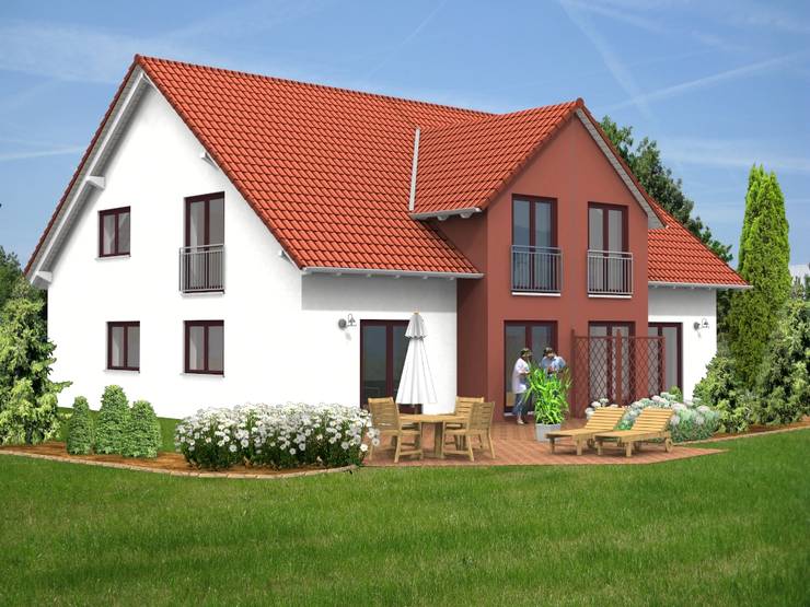 reihenhaus einrichten nachhaltiges bauwerk rustikalen elementen, 21 moderne familienhäuser im grünen, Design ideen