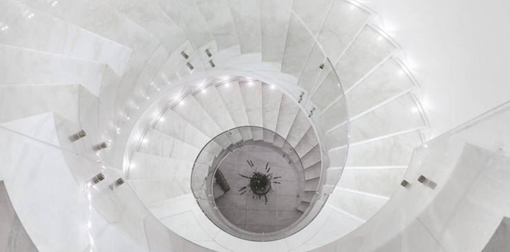 Projekty,  Schody zaprojektowane przez Morelli & Ruggeri Architetti