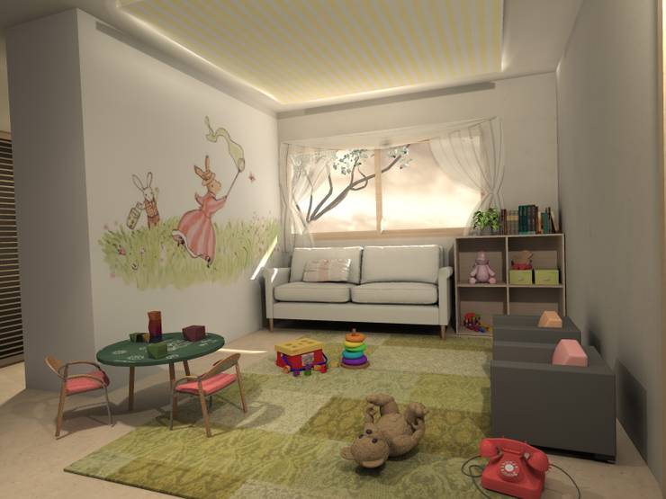 Diseño Interior Habitacion de bebe y cuarto de juegos von MM Design ... Diseño Interior Habitacion de bebe y cuarto de juegos von MM Design ...