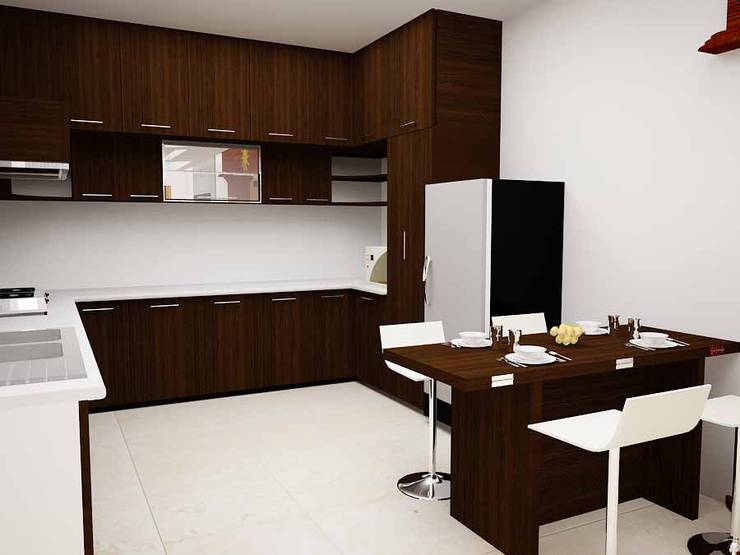 How to design a movable kitchen platform?