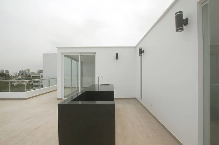 Penthouse dúplex San Isidro: Terrazas de estilo  por Artem arquitectura