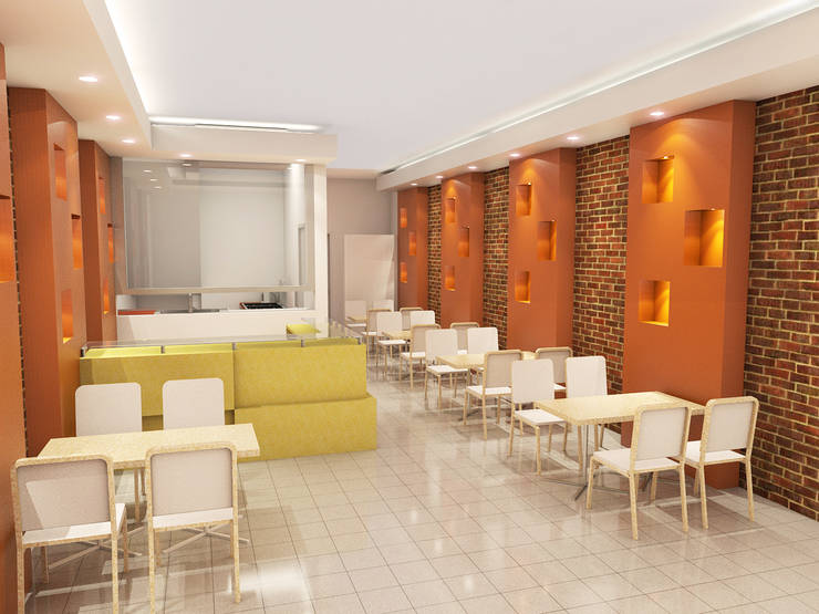 Cafe Kotak Serpong: Restoran by Dekapolis Design