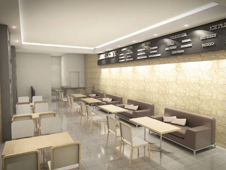 Cafe Kotak Serpong: Restoran by Dekapolis Design