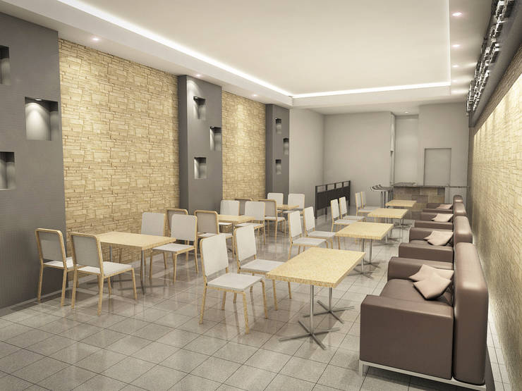 Cafe Kotak Serpong: Restoran by Dekapolis Design