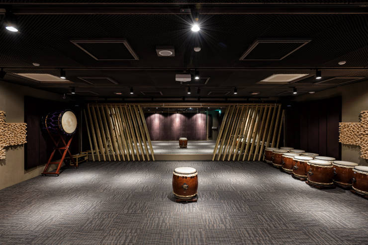 竹北太鼓中心设计:防震,隔音,阻音的日式风教室