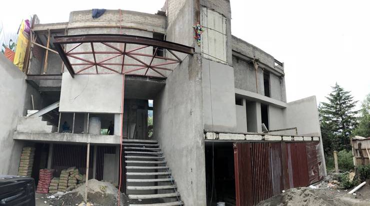 Casa Imozulu CDMX: Villas de estilo  por Besana Studio