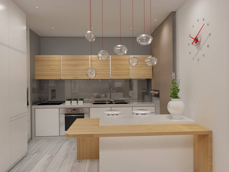  مطبخ تنفيذ Angelourenzzo - Interior Design , إسكندينافي   