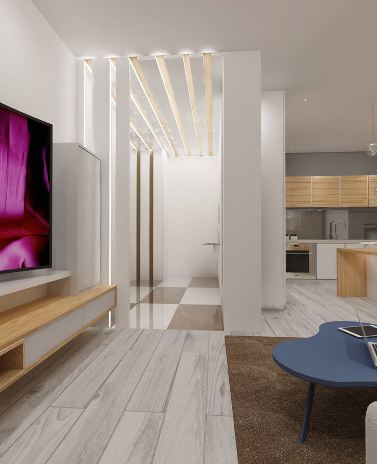  الممر والمدخل تنفيذ Angelourenzzo - Interior Design , إسكندينافي   