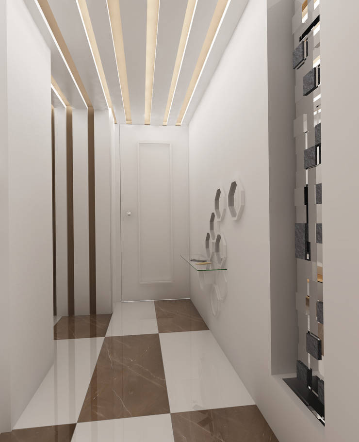  الممر والمدخل تنفيذ Angelourenzzo - Interior Design , إسكندينافي   