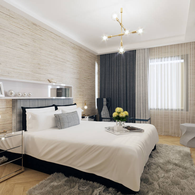 Şık yatak odaları için birbirinden güzel avize modelleri