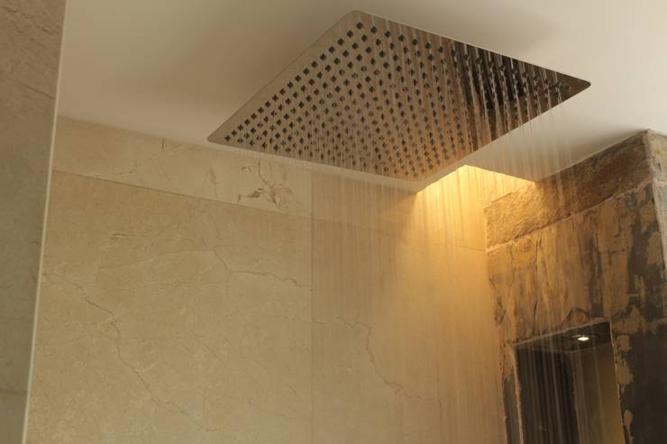 DEPARTAMENTO LIMON: Baños de estilo  por Tema Arquitectos