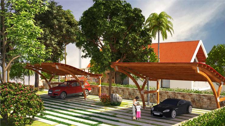 Casa di campagna in stile  di A.BORNACELLI