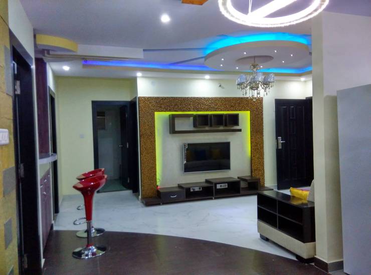 TV unit design ideas by interior decorators in Bangalore