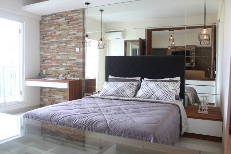 Galeri Ciumbuleuit III - Tipe 3 bedroom: Kamar Tidur by POWL Studio