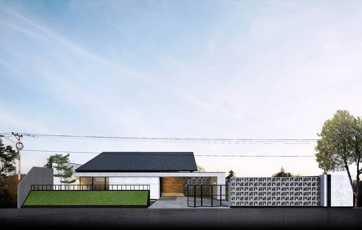 desain rumah  minimalis dengan atap  pendek 