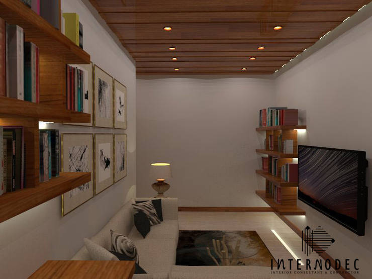 Ruang Baca: Ruang Keluarga by Internodec