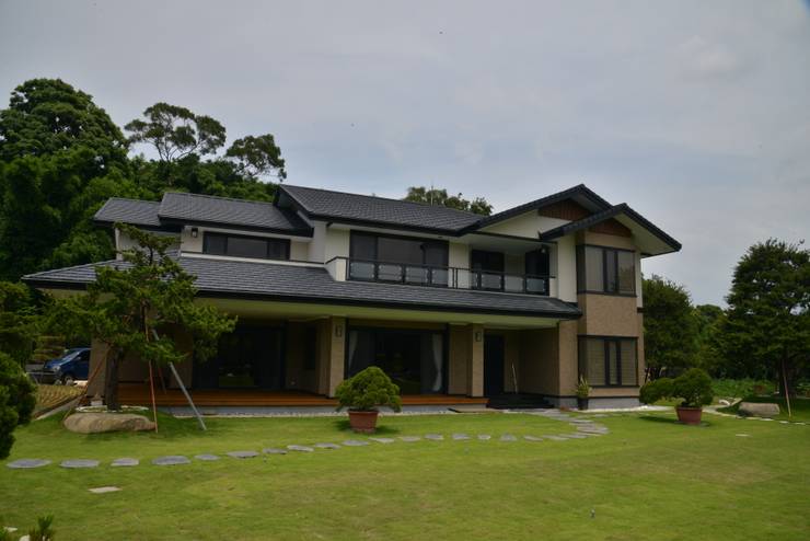 新竹自建独栋别墅:日式钢骨结构的霸气住宅