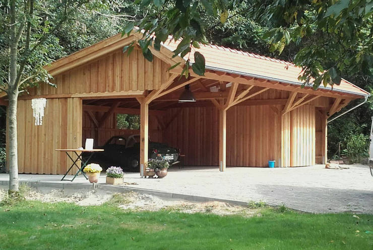 Wagenremise / Gartenremise von steda So muss das! homify