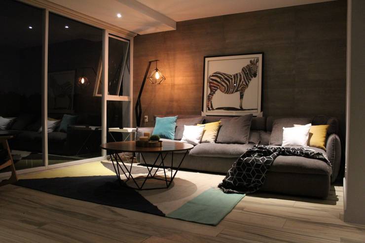 Modern living room.: Salas de estilo  por S P A C E L A B 