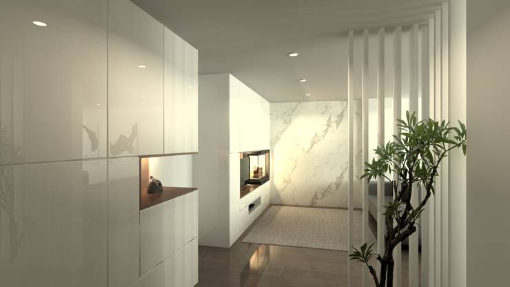 Коридор и прихожая в . Автор – QOTDA Design