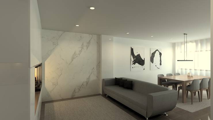 Гостиная в . Автор – QOTDA Design