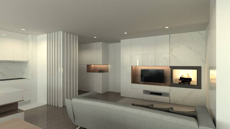 Гостиная в . Автор – QOTDA Design