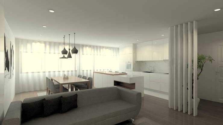 Кухни в . Автор – QOTDA Design