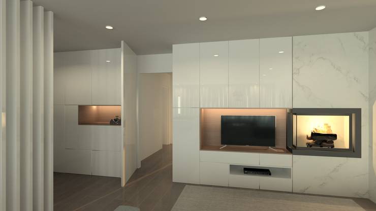 Гостиная в . Автор – QOTDA Design