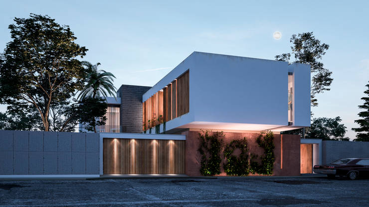 FACADE: Casas de estilo  por Studio17-Arquitectura