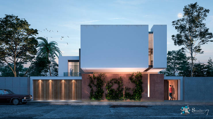 FACADE: Casas de estilo  por Studio17-Arquitectura