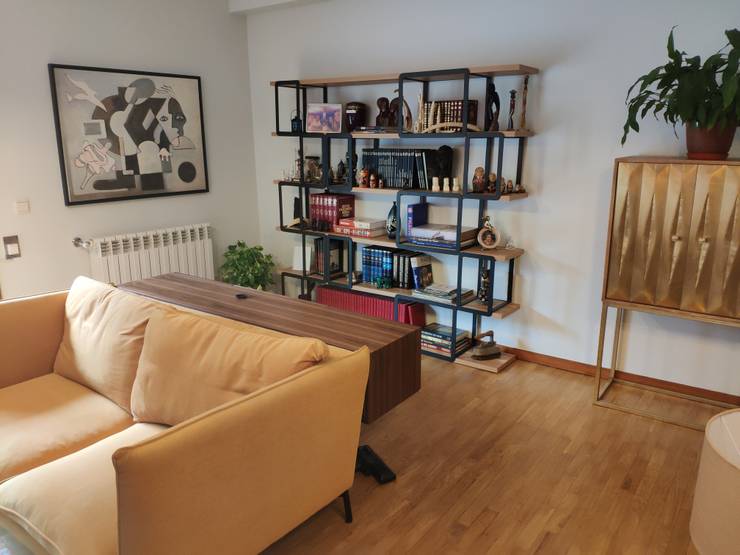 Sala Porto: Salas de estar  por No Place Like Home ®,Eclético   