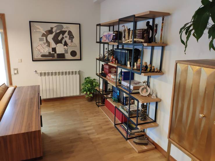 Sala Porto: Salas de estar  por No Place Like Home ®,Eclético   