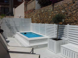 30 idee per il terrazzo o la veranda Terrazzo con piscina